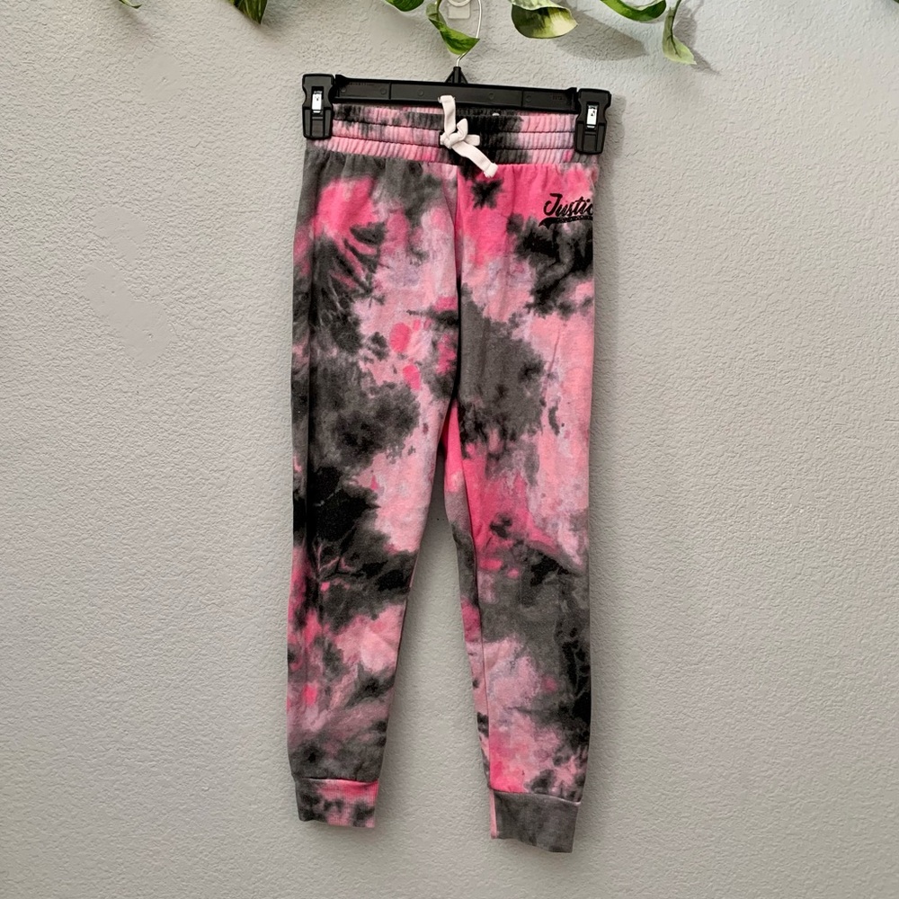 Justice tie dye sweatpants